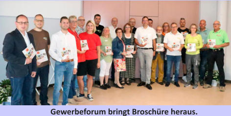 Gewerbeforum bringt Broschüre heraus.